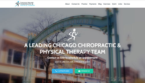 Lincoln Square Chiropractic and Physical Therapy Website